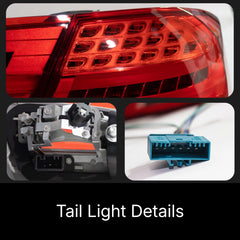 LED Tail Lights for 2007-2013 BMW 3 Series E92 Coupe E93 Convertible | Sequential, Plug & Play