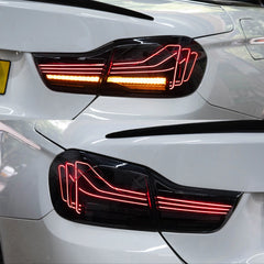 CSL LED-Rückleuchten für 2014-2020 BMW 4er F32/F36 & M4 F82 | Laser-Wire, dynamischer Blinker