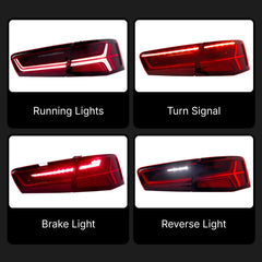 LED-Rückleuchten im Facelift-Look für 2012-2015 Audi A6/S6 C7 Limousine | dynamischer Blinker