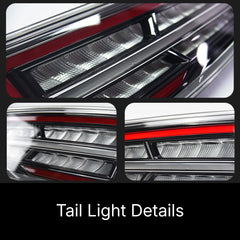 LED-Rückleuchten für 2015-2018 Audi Q3 8U Facelift | Klar/Rot, dynamischer Blinker