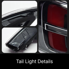 LED-Rückleuchten für 2015-2018 Audi Q3 8U Facelift | Klar/Rot, dynamischer Blinker