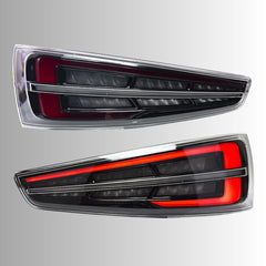 LED-Rückleuchten für 2015-2018 Audi Q3 8U Facelift | Klar/Rot, dynamischer Blinker