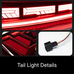LED-Rückleuchten für 2018-2020 Audi Q5/SQ5 FY Pre-Facelift | dynamischer Blinker