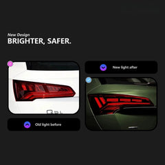 LED-Rückleuchten für 2018-2020 Audi Q5/SQ5 FY Pre-Facelift | dynamischer Blinker
