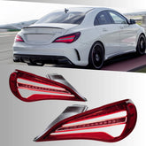 LED Tail Lights for Mercedes CLA W117/C117 2014-2019 | OE Direct Replacement for CLA250 CLA45 AMG Coupe, Red Lens, Plug & Play