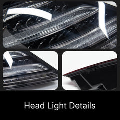 LED-Rückleuchten für 2014-2017 Mercedes S-Klasse W222 Pre-Facelift | dynamischer Blinker