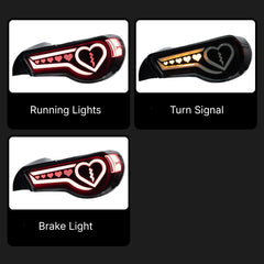 LEDTailLightsforSubaruBRZScionFR-SToyota86_2013-2020_Heart-Shaped_Sequential_5 - NOXBEAM