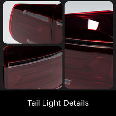 LED Tail Lights for VW Tiguan 2012-2017 | OE Upgrade for MK1 SUV R-Line, Red Lens, Start-Up Animation, Sequential, Plug & Play