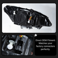 Premium Laser Headlights for 2009-2016 BMW Z4 E89 | Dual-Color Switchback DRL, Plug & Play