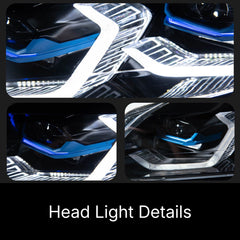 Premium Laser Headlights for 2009-2016 BMW Z4 E89 | Dual-Color Switchback DRL, Plug & Play
