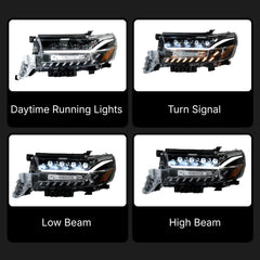 QuadProjectorLEDHeadlightsforToyotaLandCruiser_2016-2021_StartupAnimation_PlugandPlay_5 - NOXBEAM