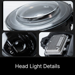 SmokedBlackLEDHeadlightsforMercedesG-ClassW463_1990-2018_HaloDRL_Plug_Play_8 - NOXBEAM