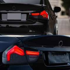 Smoked LED Tail Lights for 2009-2011 BMW 3 Series E90 LCI Sedan | Start-Up Animation, Plug & Play