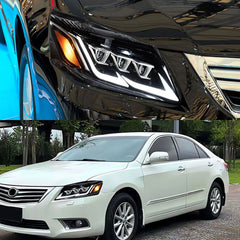 TripleProjectorLEDHeadlightsforToyotaCamry_2010-2011_StartupAnimation_Sequential_1 - NOXBEAM