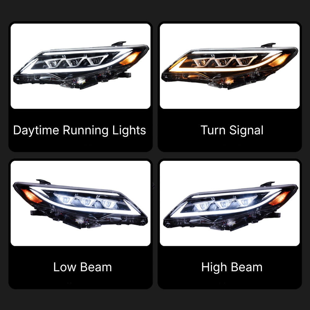 TripleProjectorLEDHeadlightsforToyotaCamry_2012-2014_StartupAnimation_Sequential_5 - NOXBEAM