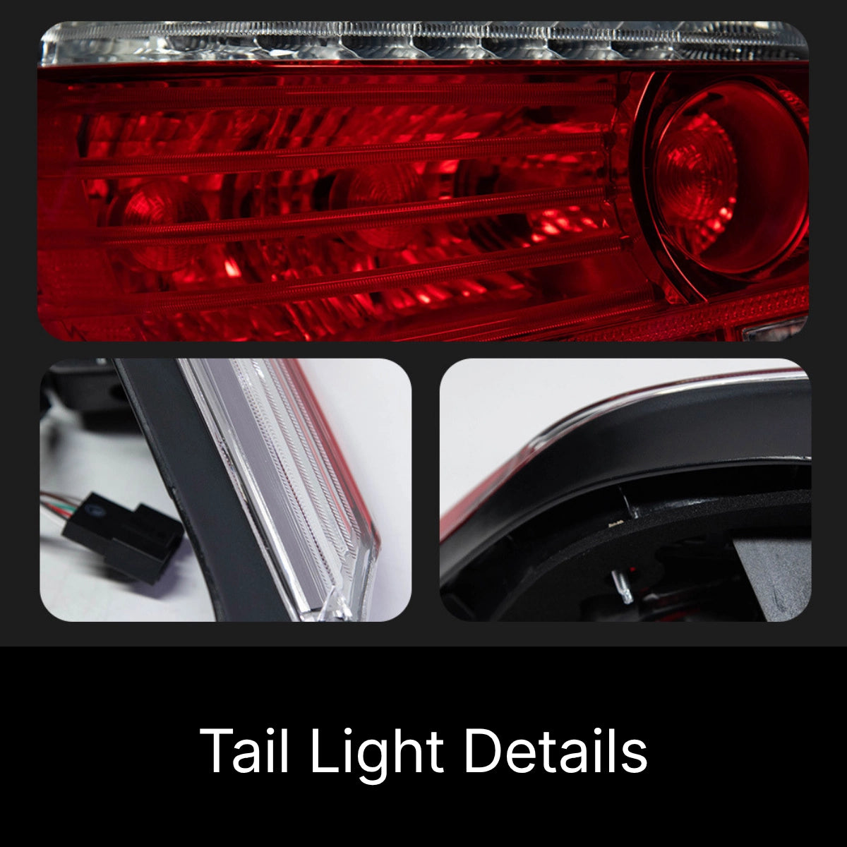 LED-Rückleuchten für 2004-2007 BMW 5er E60/M5 Pre-LCI | Klar/Weiß, dynamischer Blinker, Plug & Play