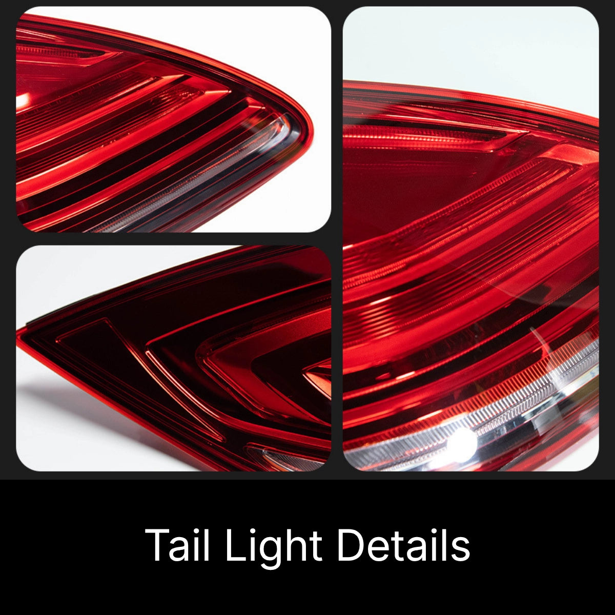 2010-2013 Porsche Panamera 970.1 LED Tail Lights | for Base 4 4S S GTS Turbo, Start-Up Animation, Plug & Play