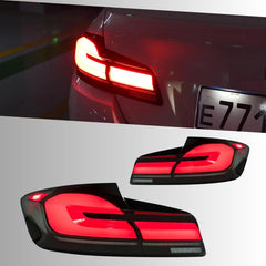 2011-2017 BMW 5 Series F10 M5 LED Tail Lights | for 528i 535i 550i, Start-Up Animation, Sequential, Plug & Play