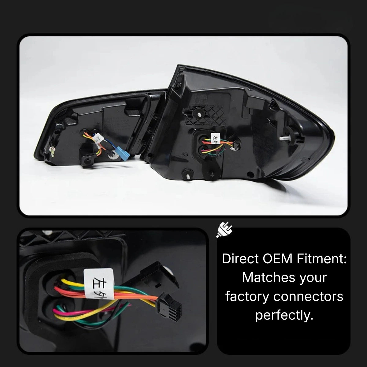 2011-2017 BMW 5 Series F10 M5 LED Tail Lights | for 528i 535i 550i, Start-Up Animation, Sequential, Plug & Play