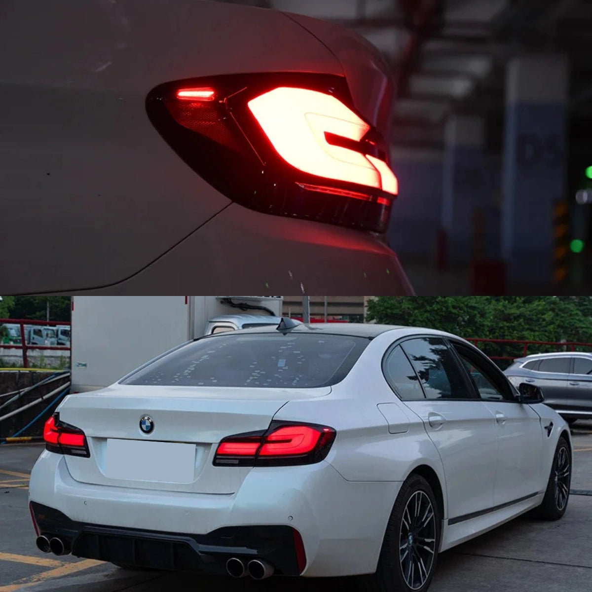 2011-2017 BMW 5 Series F10 M5 LED Tail Lights | for 528i 535i 550i, Start-Up Animation, Sequential, Plug & Play