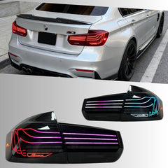2012-2018 BMW 320i 328i 330i 335i 340i M3 F30 F80 CSL Style LED Tail Lights | RGB, Sequential