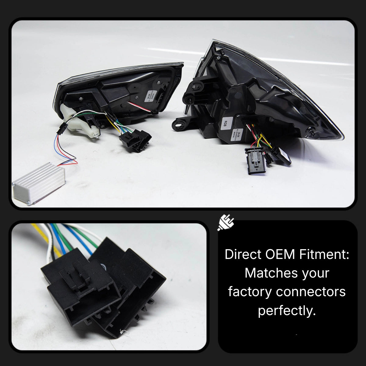 2012-2018 BMW 320i 328i 330i 335i 340i M3 F30 F80 CSL Style LED Tail Lights | RGB, Sequential