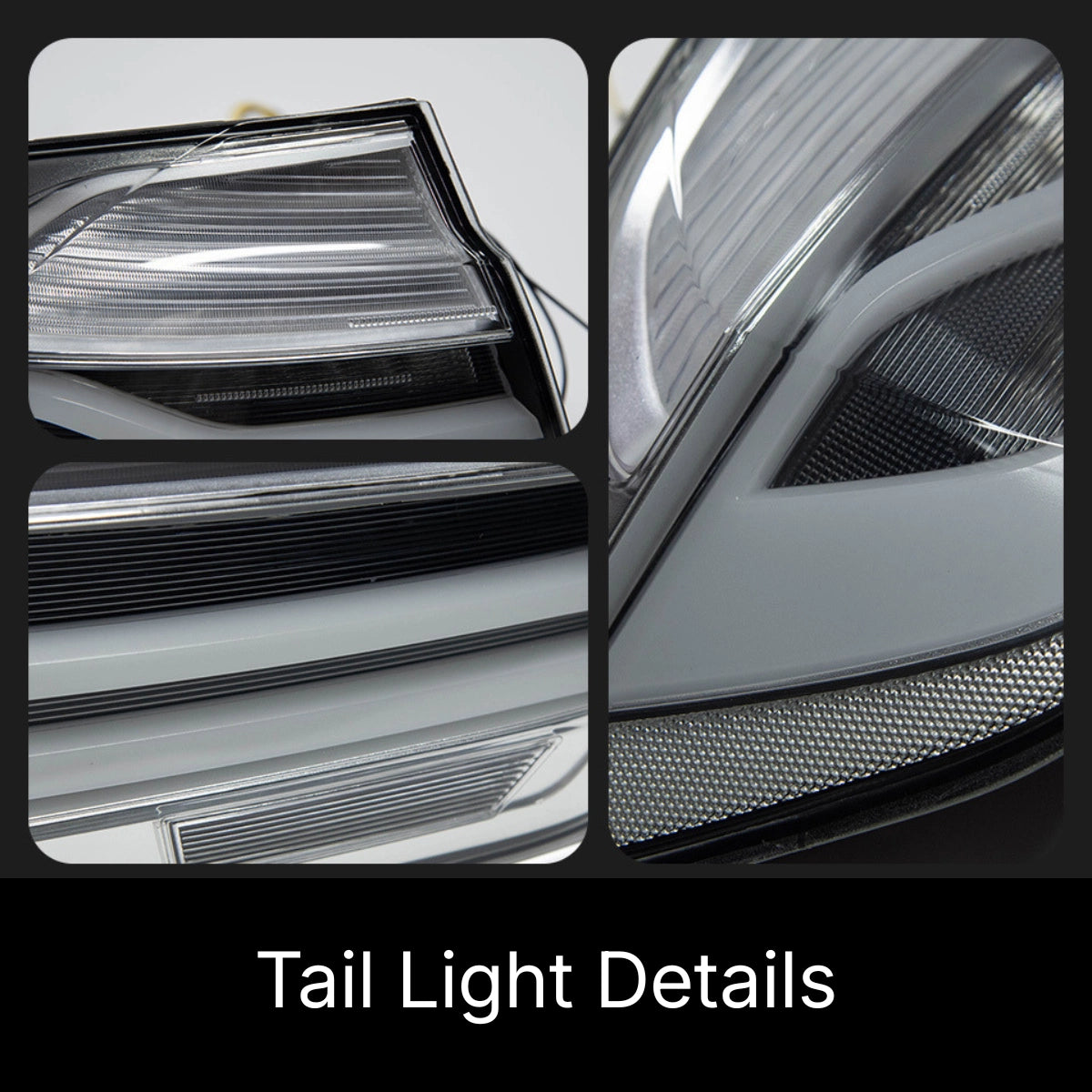2012-2018 BMW 320i 328i 330i 335i 340i M3 F30 F80 Clear White LED Tail Lights | Sequential