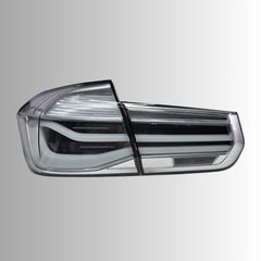 2012-2018 BMW 320i 328i 330i 335i 340i M3 F30 F80 Clear White LED Tail Lights | Sequential