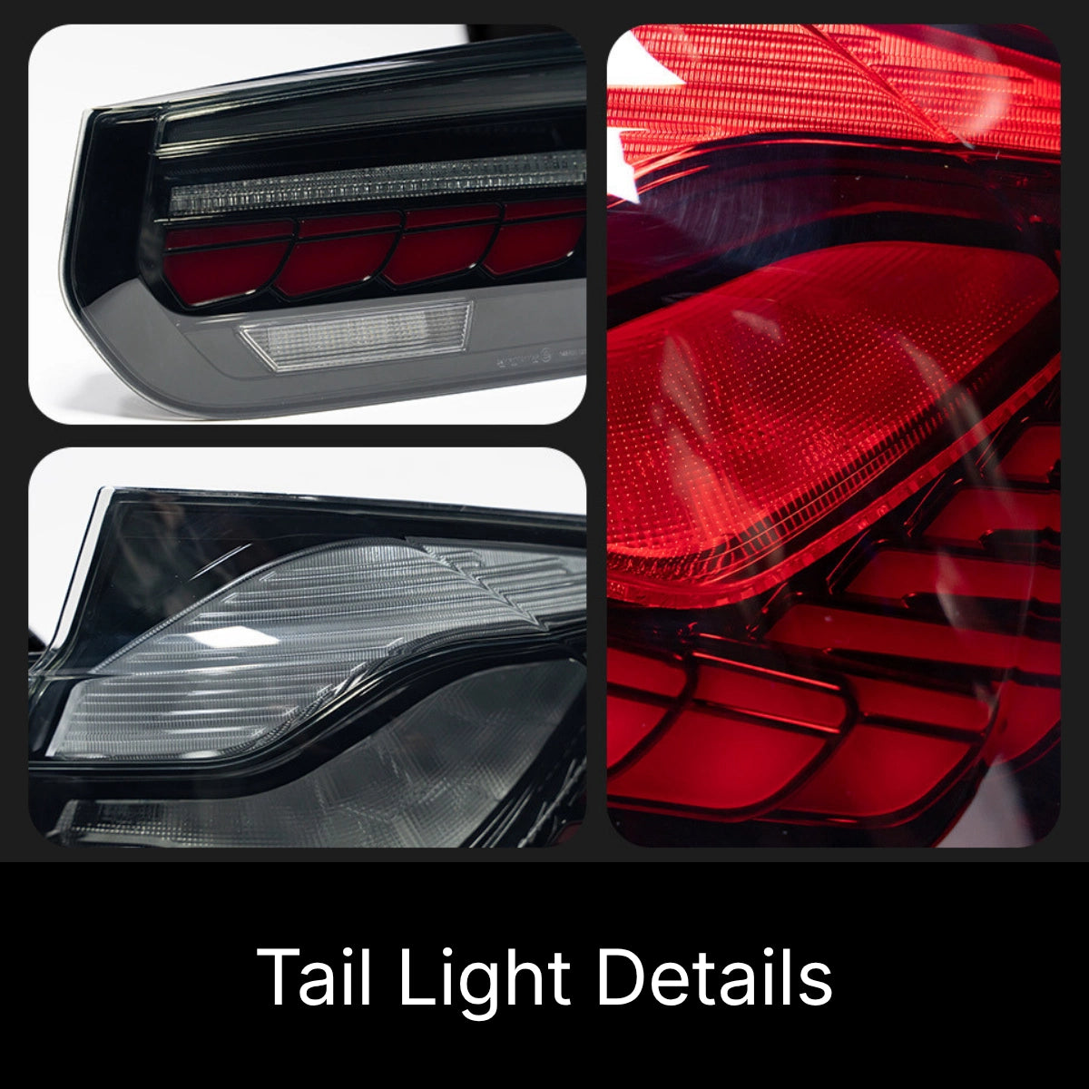 2012-2018 BMW 320i 328i 330i 335i 340i M3 F30 F80 GTS Style LED Tail Lights | Sequential, Plug & Play