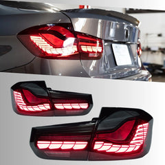 2012-2018 BMW 320i 328i 330i 335i 340i M3 F30 F80 GTS Style LED Tail Lights | Sequential, Plug & Play