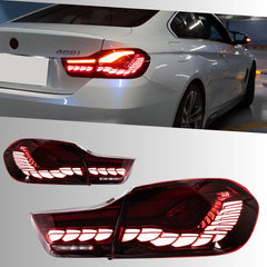 GTS LED-Rückleuchten für 2014-2020 BMW 4er F32/F36 & M4 F82 | Dragon Scale, dynamischer Blinker