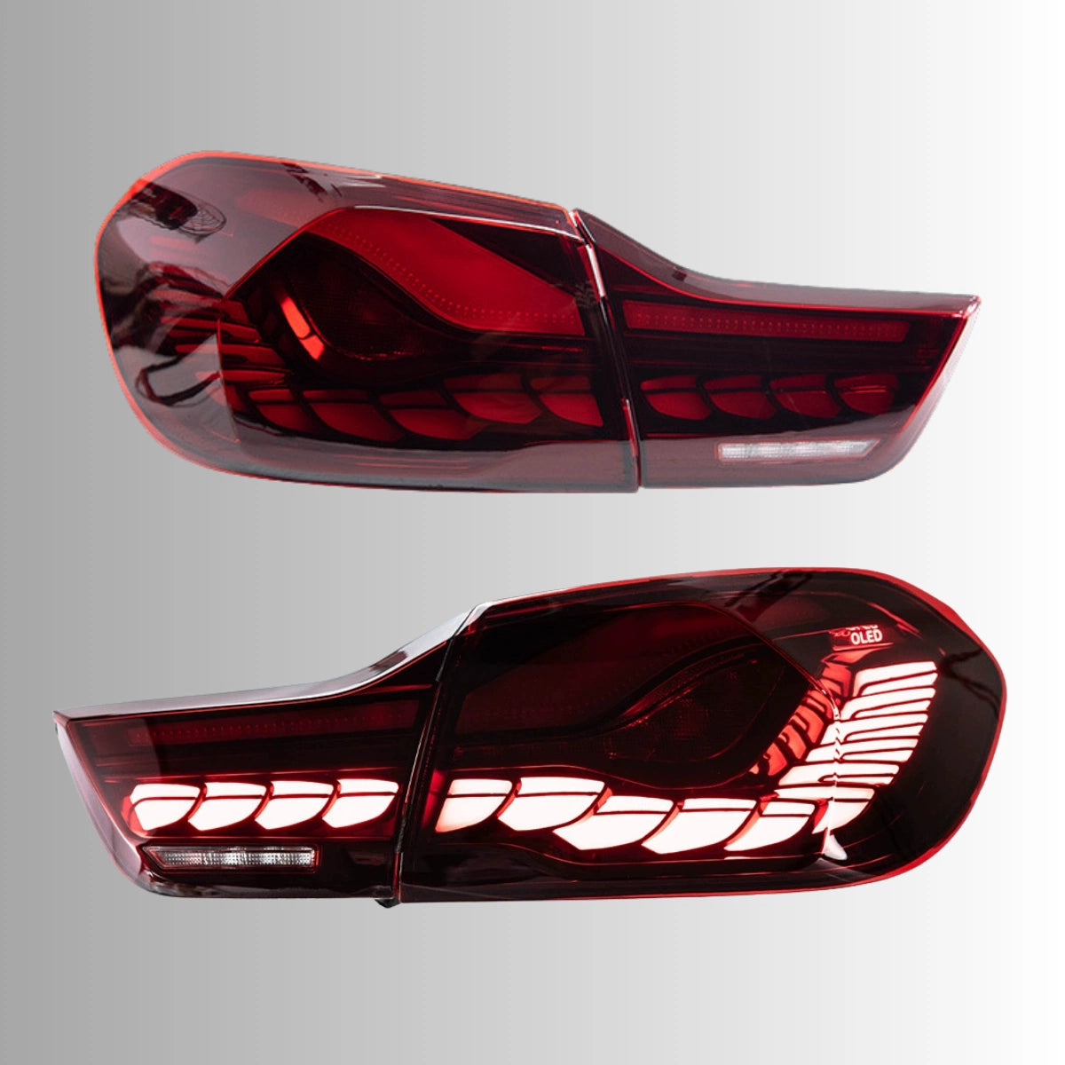 GTS LED-Rückleuchten für 2014-2020 BMW 4er F32/F36 & M4 F82 | Dragon Scale, dynamischer Blinker