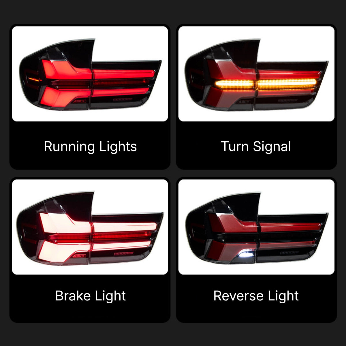 LED-Rückleuchten für 2007-2013 BMW X5 E70 | Startanimation, dynamischer Blinker, Plug & Play