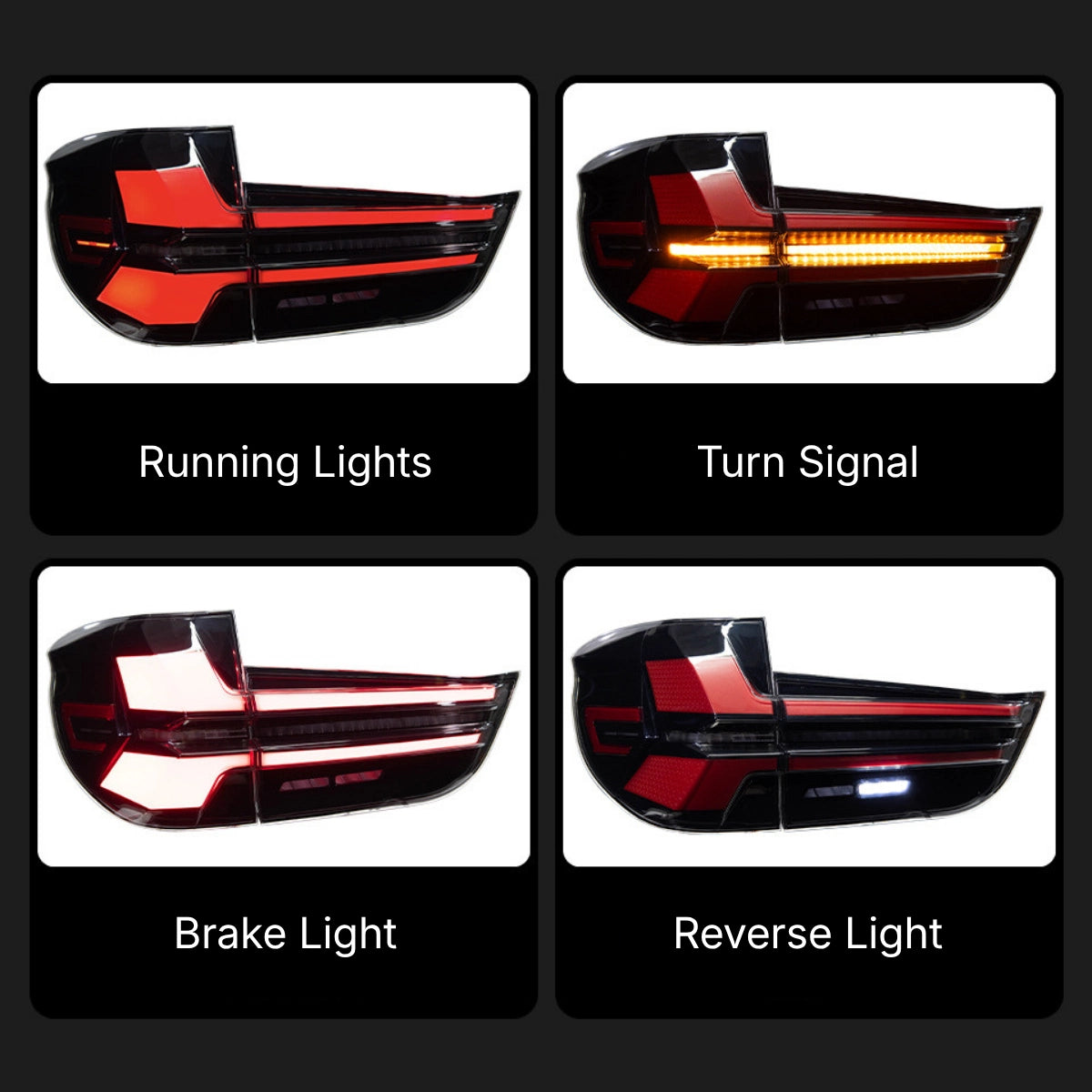 LED-Rückleuchten für 2014-2018 BMW X5 F15 & X5 M F85 | Startanimation, dynamischer Blinker