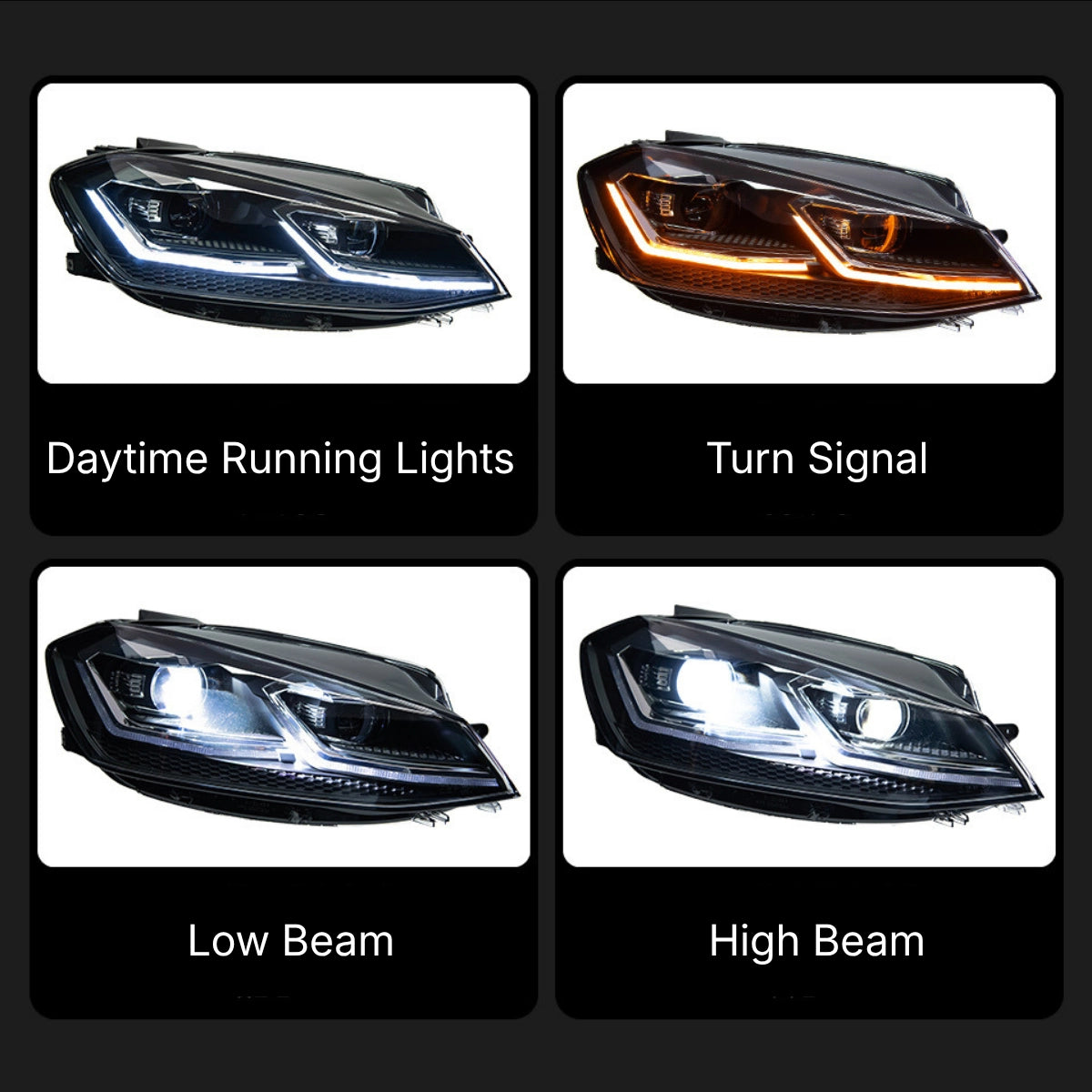 DualProjectorLEDHeadlightsforVWGolfGTIMK7.5_2018-2021_DRL_StartupAnimation_ForHalogenONLY_5 - NOXBEAM