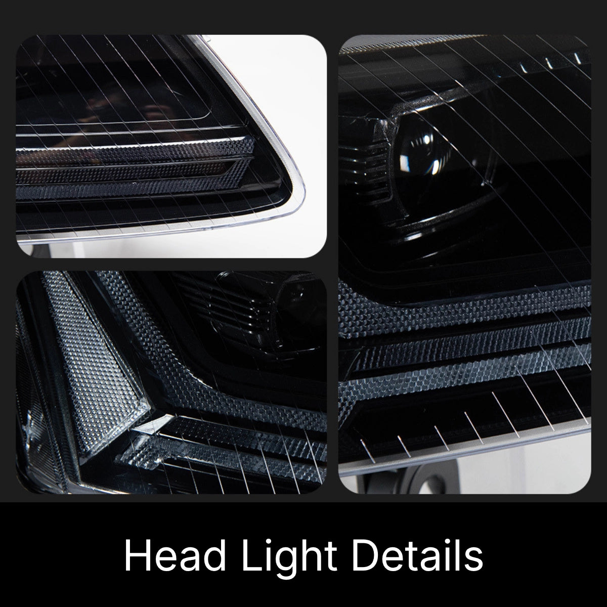 Full-LED-Doppelprojektor-Scheinwerfer für Audi A6/S6 C6 (2005-2011) | Nur ohne Adaptive/AFS