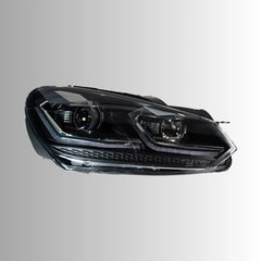 FullLEDHeadlightAssemblyfor2010-2014VWMK6DualProjector_WhiteDRL_StartupAnimation_3 - NOXBEAM