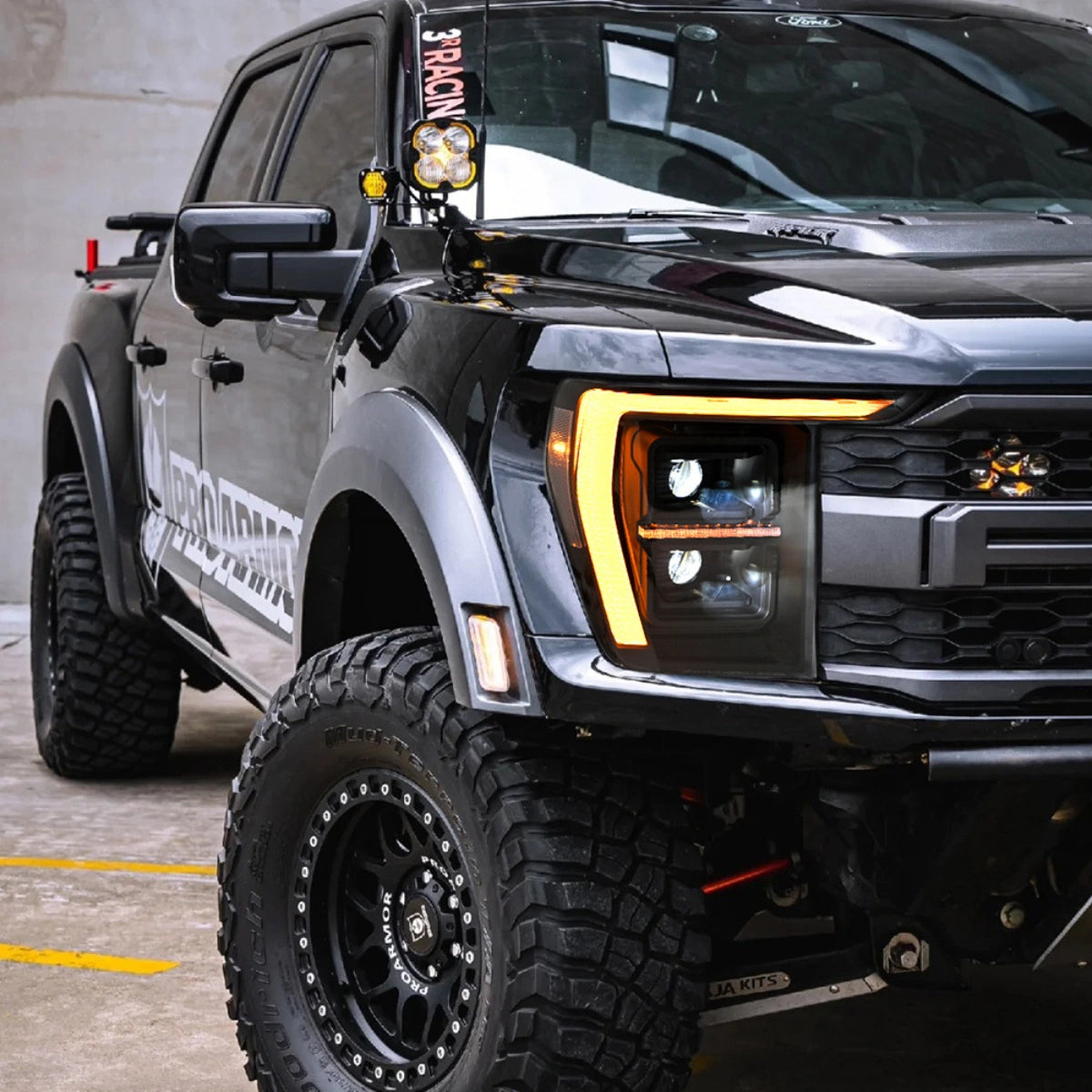 Full LED Headlight Assembly for 2021-2023 Ford F-150 | Dual-Color DRL, Fits All Trims (XL to Raptor), Plug & Play