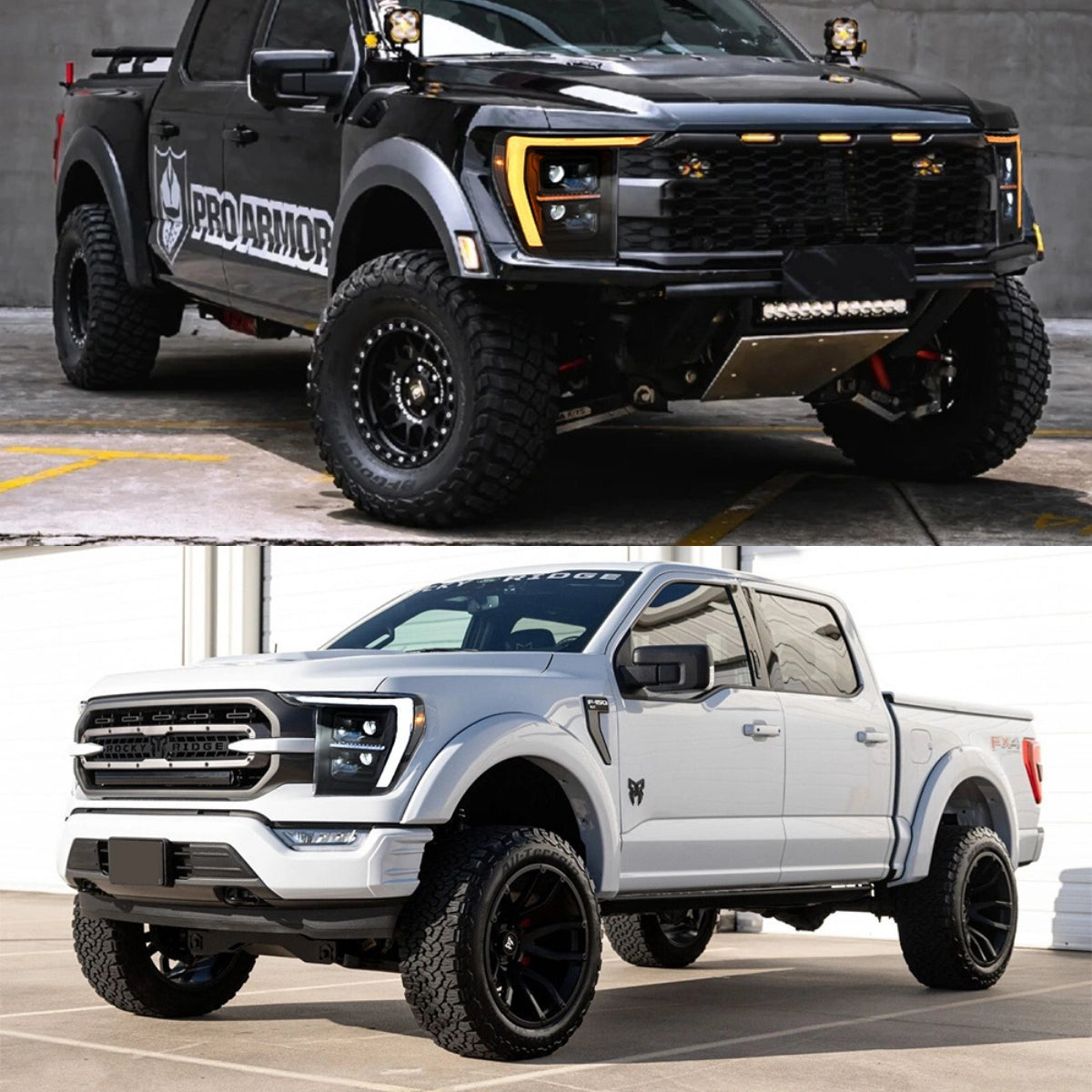 Full LED Headlight Assembly for 2021-2023 Ford F-150 | Dual-Color DRL, Fits All Trims (XL to Raptor), Plug & Play
