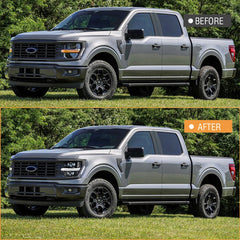 Voll-LED-Scheinwerfer für 2024-2025 Ford F-150 XL/XLT/STX | Doppelprojektor & Switchback-DRL