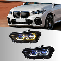 Full LED Headlight Upgrade for 2019-2023 BMW X5 G05 Pre-LCI For Non-Laser OE Only | Dual-Color DRL & Sequential Turn Signals