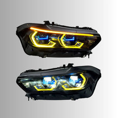 Full LED Headlight Upgrade for 2019-2023 BMW X5 G05 Pre-LCI For Non-Laser OE Only | Dual-Color DRL & Sequential Turn Signals