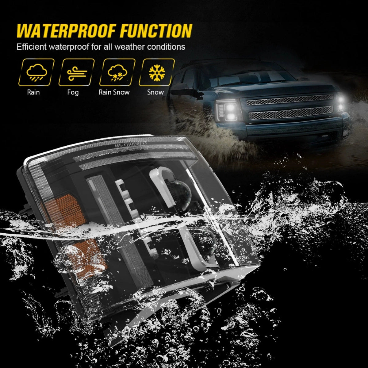 FullLEDHeadlightsfor07-13ChevySilverado1500_07-142500HD3500HDWhiteDRL_Plug_Play_6 - NOXBEAM