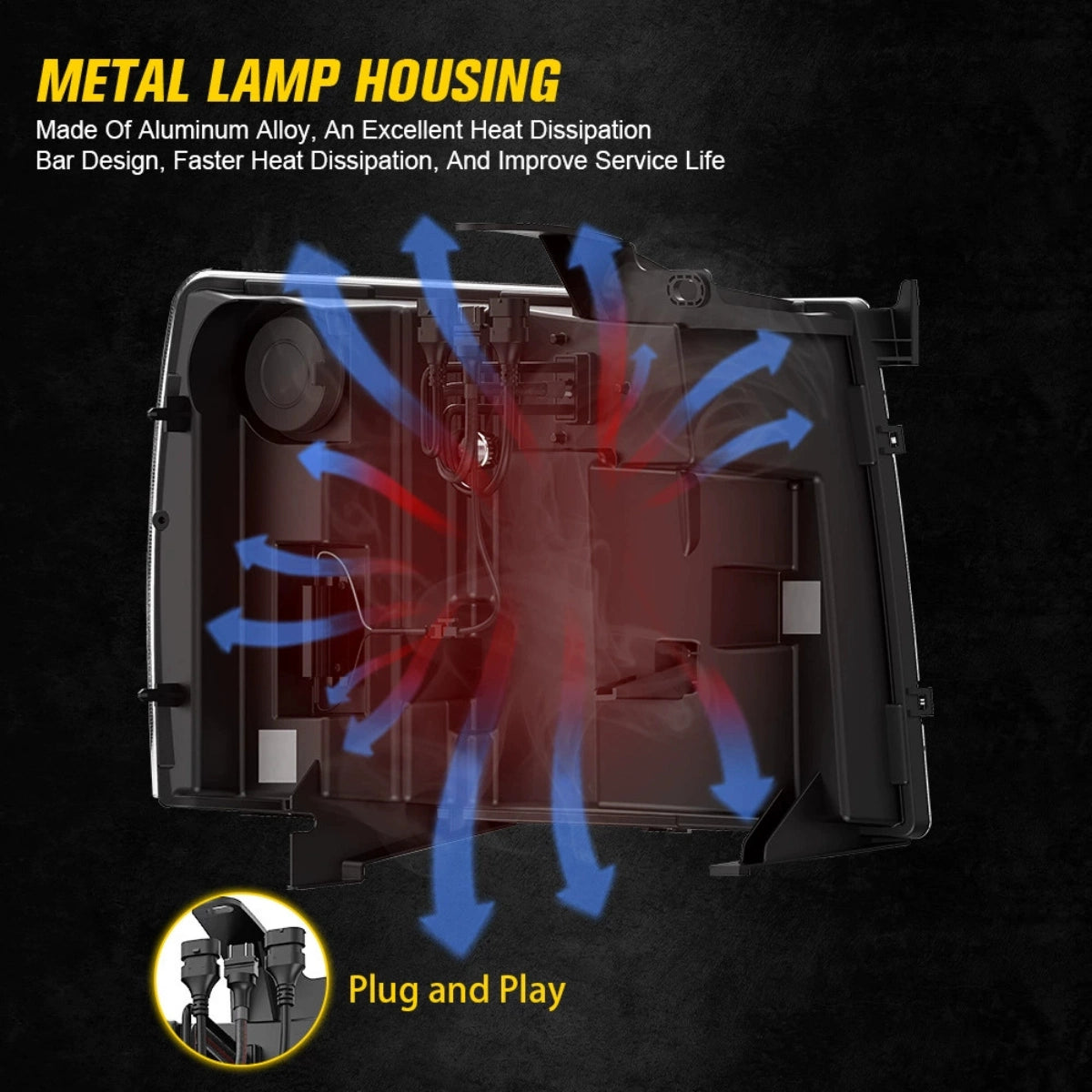 FullLEDHeadlightsfor07-13ChevySilverado1500_07-142500HD3500HDWhiteDRL_Plug_Play_7 - NOXBEAM