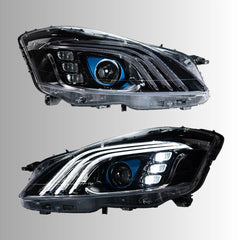 Full-LED-Scheinwerfer für 2007-2013 Mercedes W221 S550/S600 | Startanimation, sequentieller Blinker