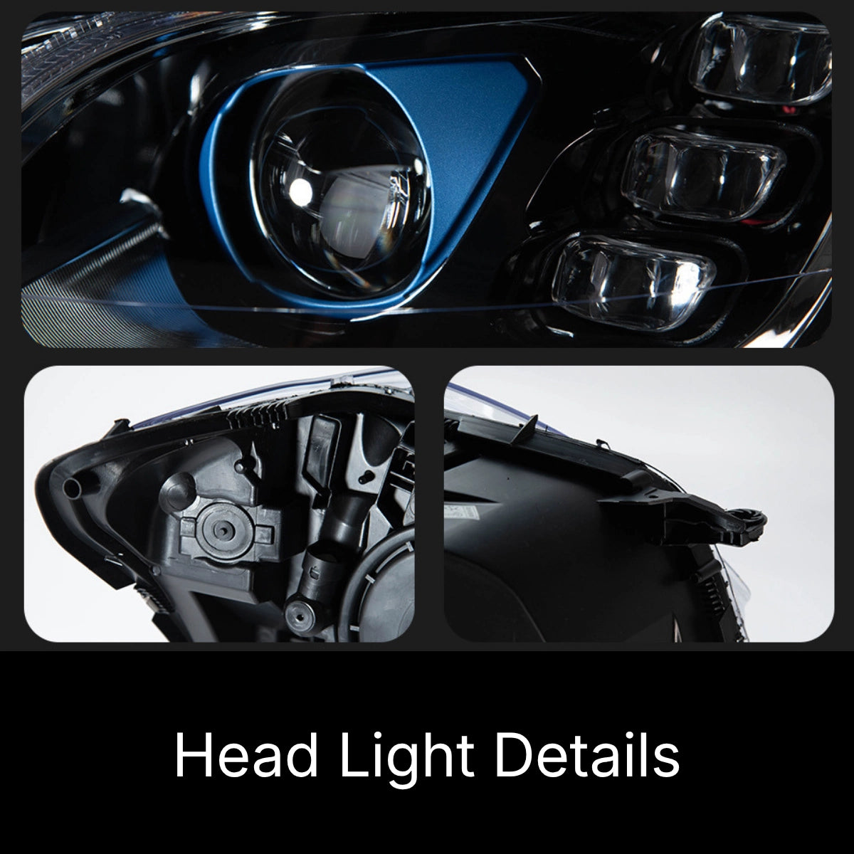 Full-LED-Scheinwerfer für 2007-2013 Mercedes W221 S550/S600 | Startanimation, sequentieller Blinker