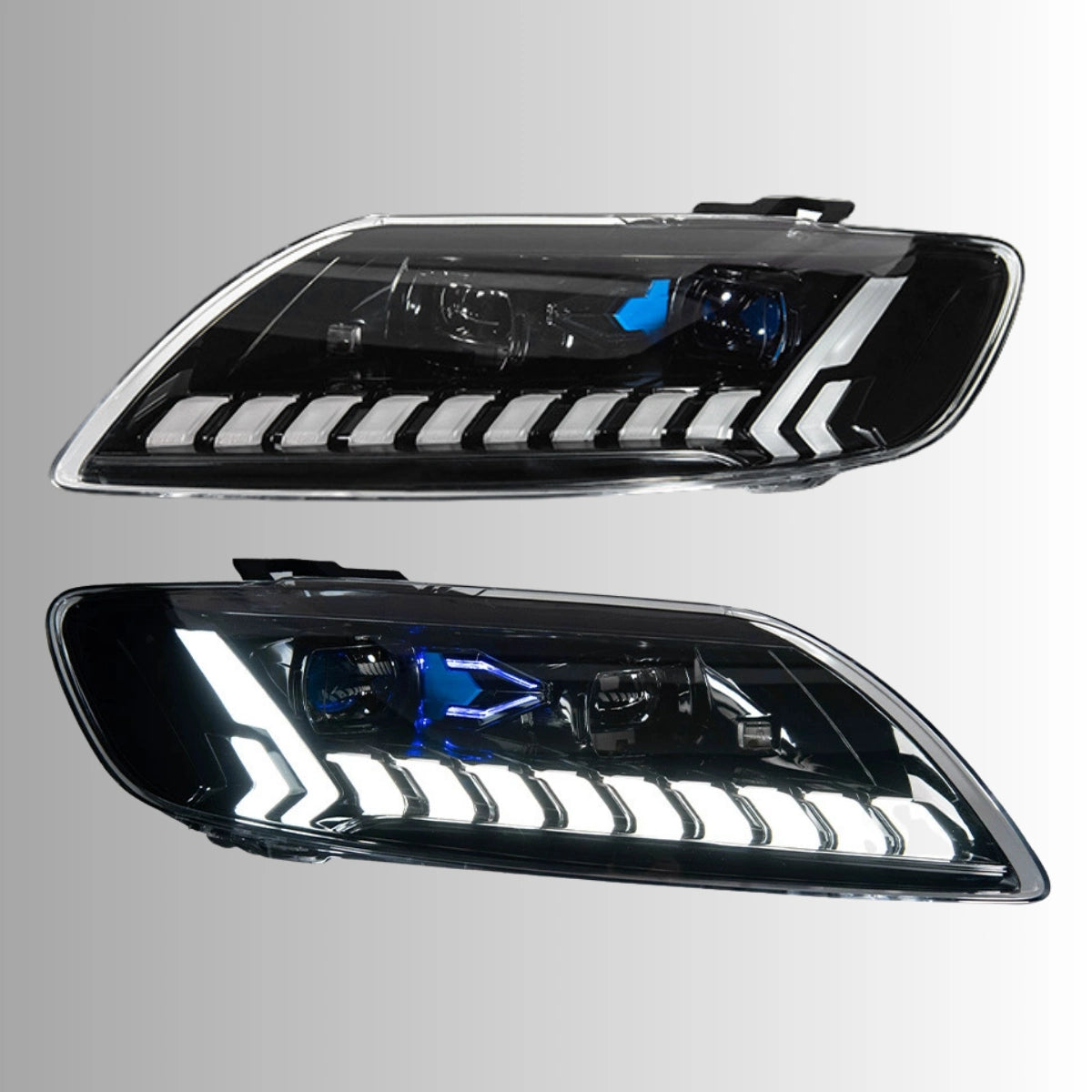 Full-LED-Scheinwerfer für 2007-2015 Audi Q7 4L | RS-Style, Startanimation, weißes Tagfahrlicht