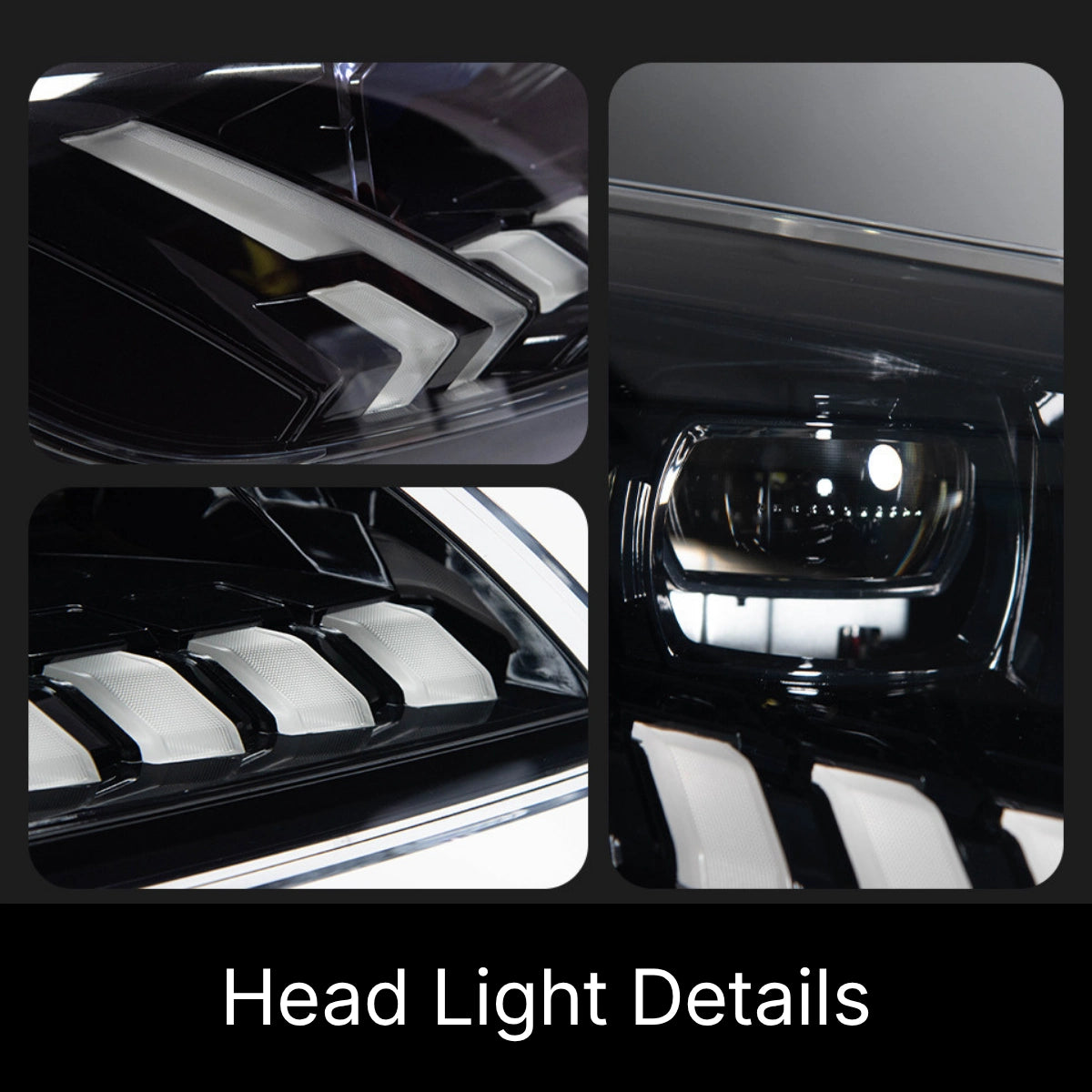 Full-LED-Scheinwerfer für 2007-2015 Audi Q7 4L | RS-Style, Startanimation, weißes Tagfahrlicht