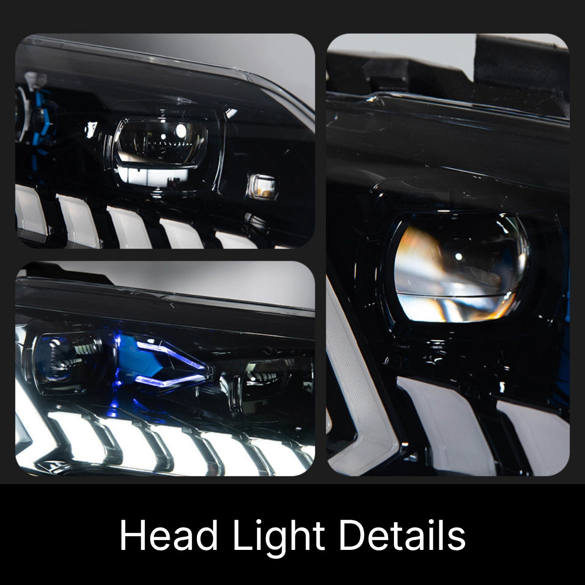 Full-LED-Scheinwerfer für 2007-2015 Audi Q7 4L | RS-Style, Startanimation, weißes Tagfahrlicht