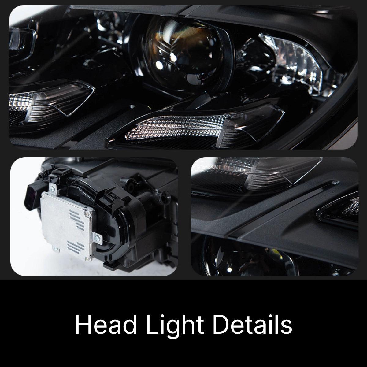 Full LED Headlights for 2010-2013 Porsche Panamera 970.1 Pre-Facelift S GTS Turbo | White DRL, Plug & Play